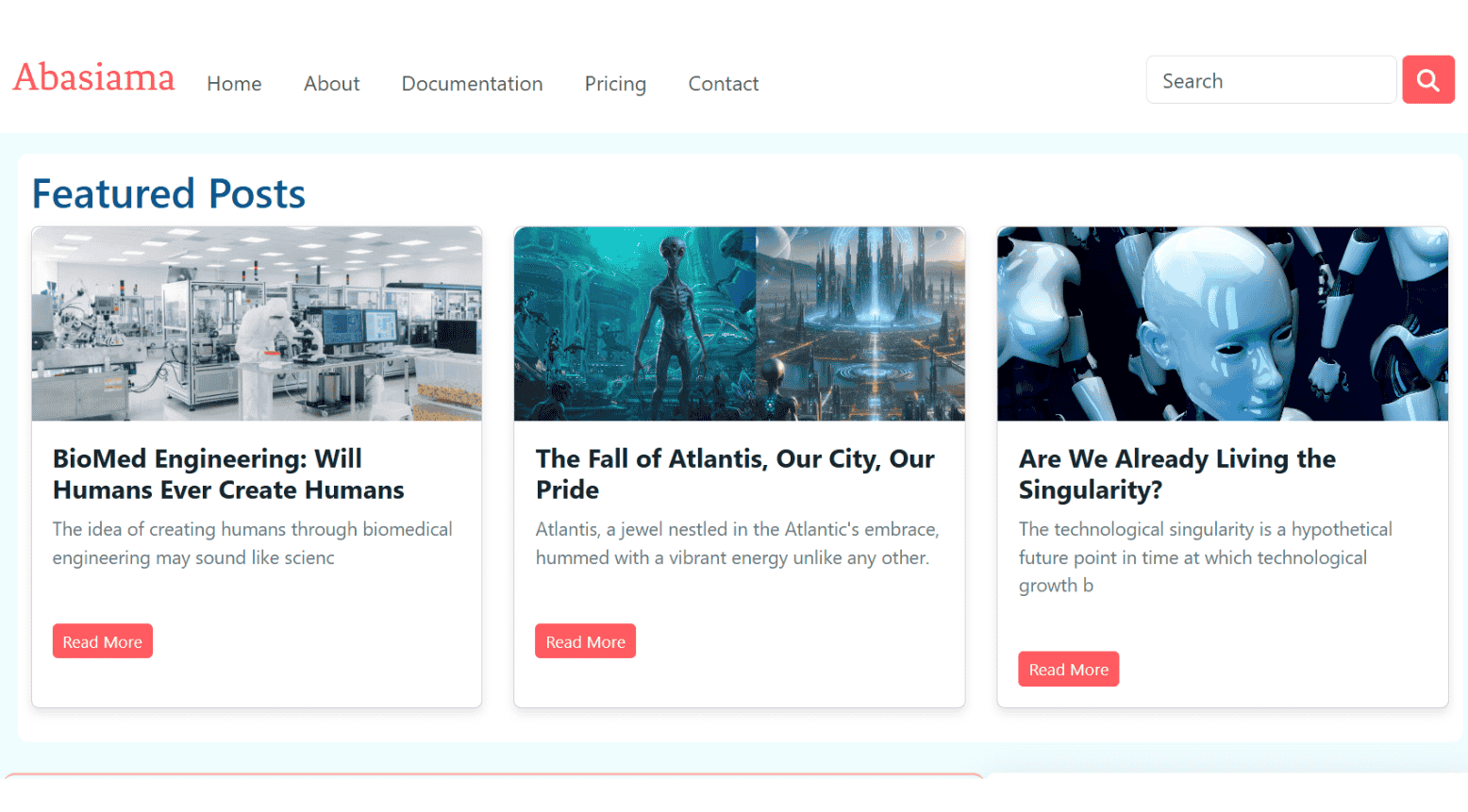 Blog app/CMS
